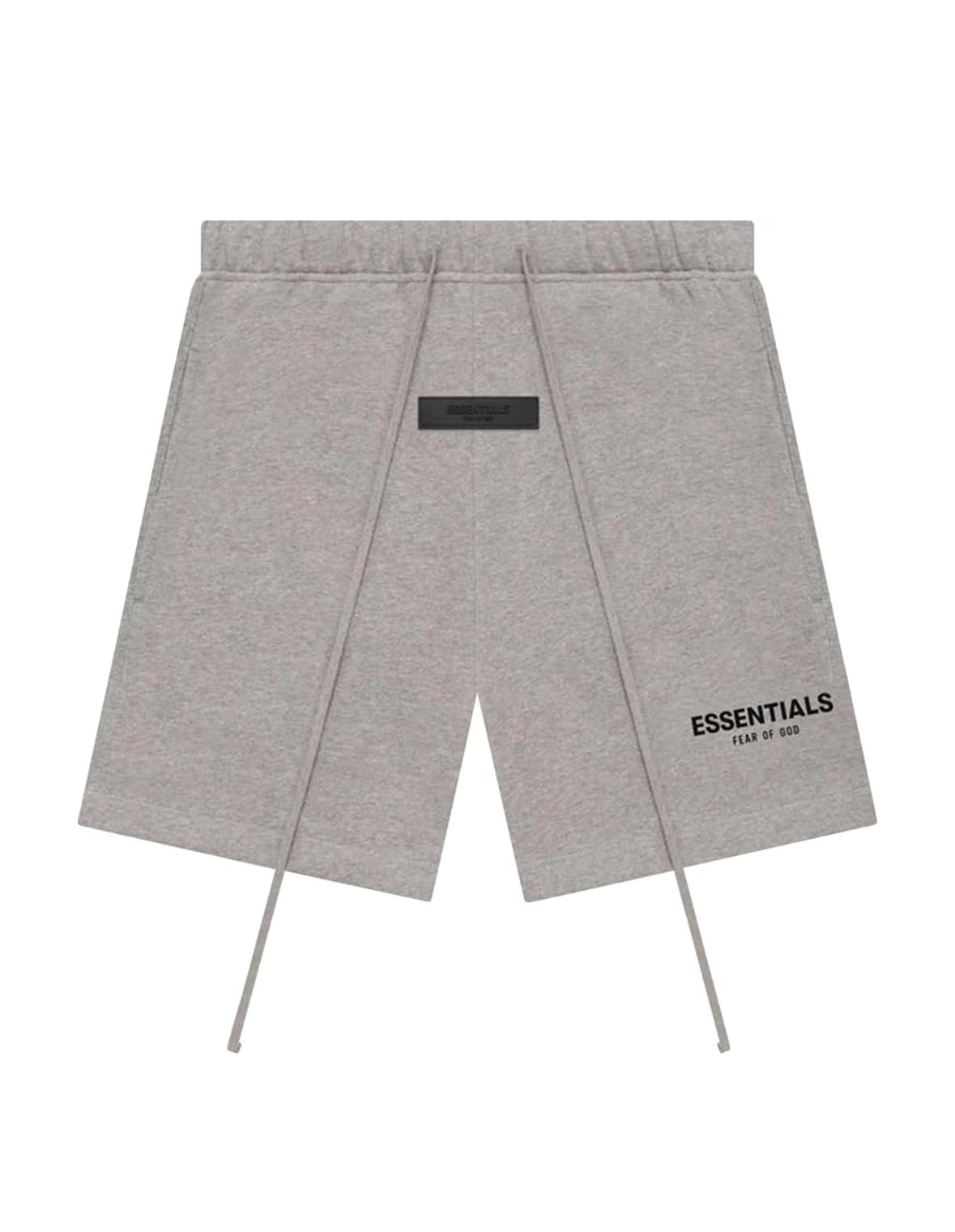 GREY ESSENTIALS HOODIE AND SHORTS