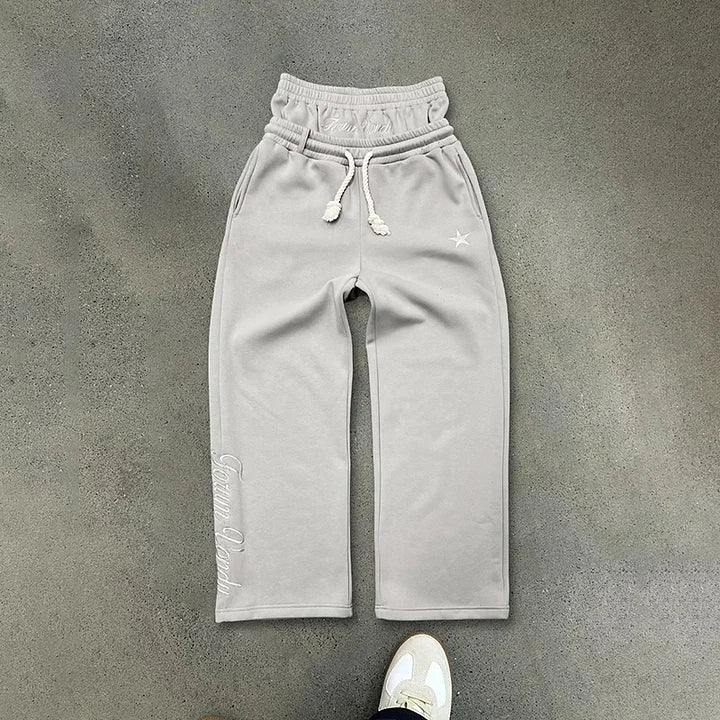 SILVER 100% COTTON COMFARTABLE SWEATPANTS