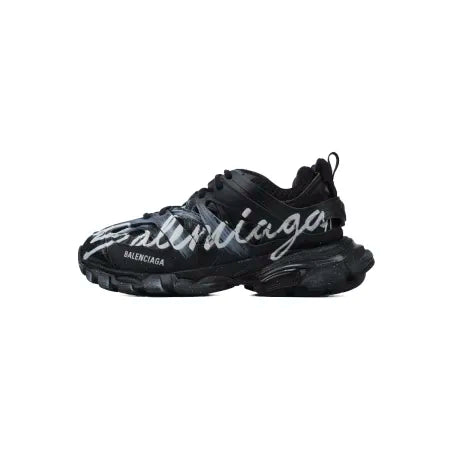 WHITE GRAFITTI BLACK BALENCIAGA TRACKS
