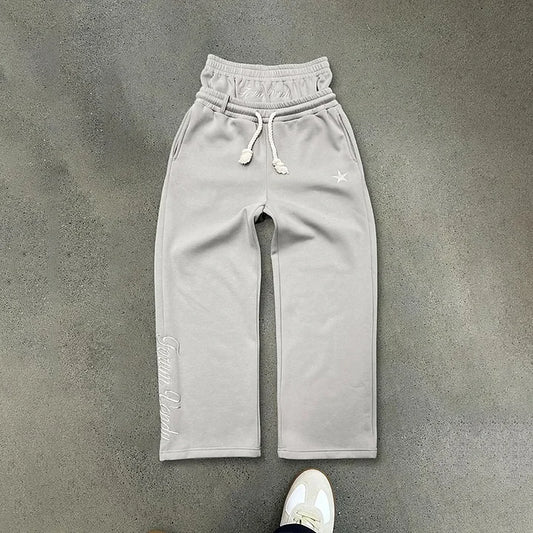 SILVER 100% COTTON COMFARTABLE SWEATPANTS