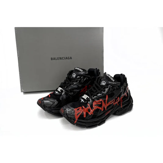 Balenciaga Runner Black And Red
