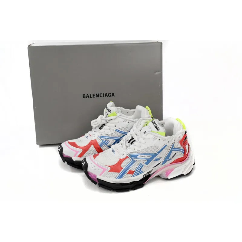 Balenciaga Runner White Blue Red